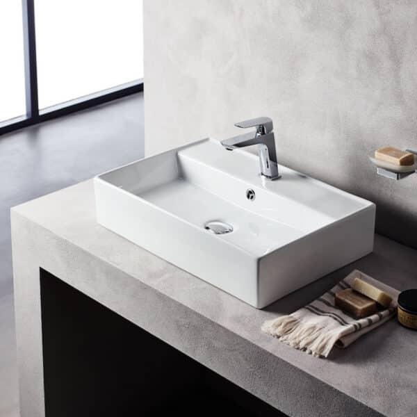 Νιπτήρας NEW STRATA 56x38cm Washbasin NEW STRATA 56x38cm - Image 1