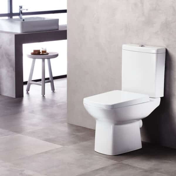 Λεκάνη Χ.Π. QUADRO Πισωστόμια (LR310) WC Set QUADRO P-Trap (LR310) - Image 1