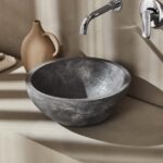 Νιπτήρας STONE Ø40 Ανθρακί Washbasin STONE Ø40 Anthracite