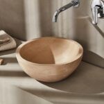 Νιπτήρας STONE Ø40 Μπεζ Washbasin STONE Ø40 Beige