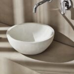 Νιπτήρας STONE Ø40 Λευκός Washbasin STONE Ø40 White