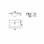 SU055 ΝΙΠΤΗΡΑΣ ΕΠΙΠΛΟΥ SLIM 55 cm (TR) - Image 2