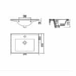 SU065 ΝΙΠΤΗΡΑΣ ΕΠΙΠΛΟΥ SLIM 65 cm (TR) - Image 2