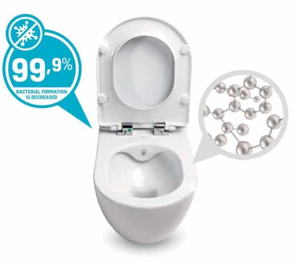Λεκάνη Κρεμαστή FREE RIM-OFF (FE322-11CBOOE-0000) Wall-Hung Pan FREE RIM-OFF (FE322-11CBOOE-0000) - Image 6