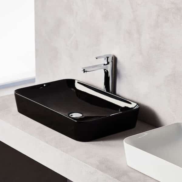 Νιπτήρας ULTRA Μαύρος 60x40cm (UL060.40000) Washbasin ULTRA Black 60x40cm (UL060.40000) - Image 1
