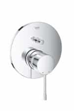 Grohe Essence New 24058001 Μίκτης Μπαταρίας Εντοιχισμού Μπανιέρας 2 Εξόδων Ασημί