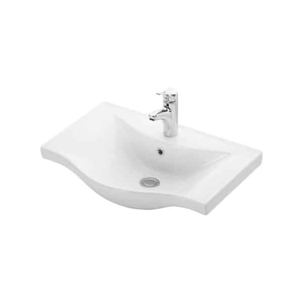 Νιπτήρας αναρτώμενος BASIC 7065 KARAG 65x45x17,5cm - Image 1