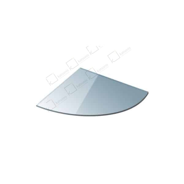 Εταζέρα γωνιακή γυάλινη MENSOLE 0620 KARAG 20cm - Image 1