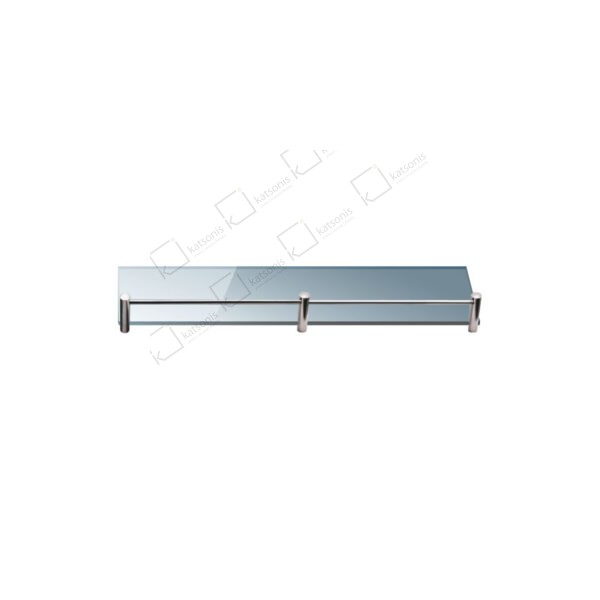 Εταζέρα γυάλινη MENSOLE 0655 Χρωμέ KARAG 50cm - Image 1