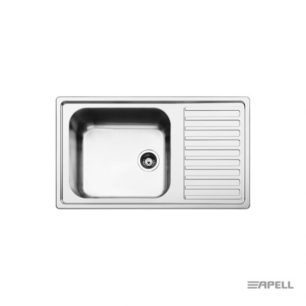 Νεροχυτης Anniversario 86χ50 Apell Inox Λειο - Image 1