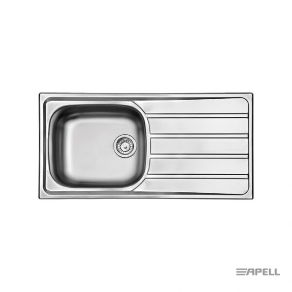Νεροχυτης Area 100x50 Apell Inox Λειο - Image 1