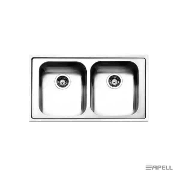 Νεροχυτης Anniversario 86χ50 Apell Inox Λειο - Image 1