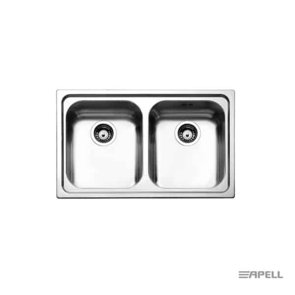 Νεροχυτης Anniversario 79χ50 Apell Inox Λειο - Image 1