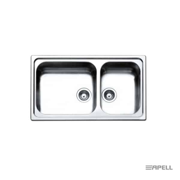 Νεροχυτης Linear 86χ50 Apell Inox Λειο - Image 1