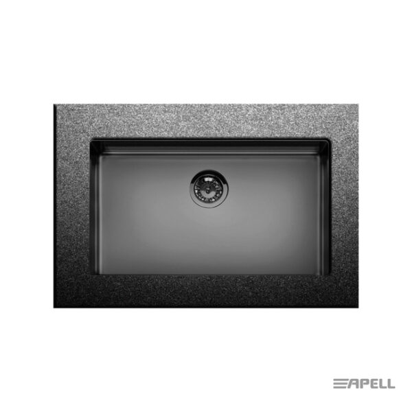 Νεροχ. Υποκ/Νος Metamorfosi 75x44 Pvd Black Apell - Image 1