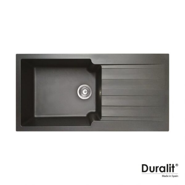 Νεροχυτης Συνθετικος 100x50 Duralit Graphite - Image 1