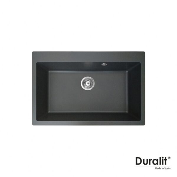 Νεροχυτης Συνθετικος Υποκ/Νος 76x50 Duralit Graphite - Image 1