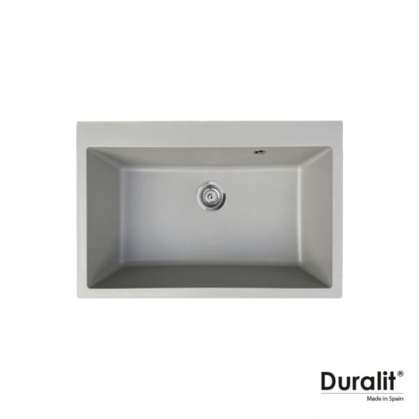 Νεροχυτης Συνθετικος 76x50 Duralit Platinum - Image 1