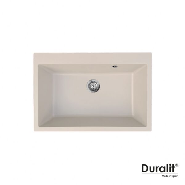 Νεροχυτης Συνθετικος Υποκ/Νος 76x50 Duralit Beige - Image 1