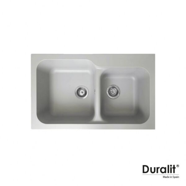 Νεροχυτης Συνθετικος 83x50 Duralit Platinum - Image 1