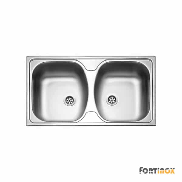 Νεροχυτης Slender 78,5x44,5 Fortinox Inox Λειο - Image 1