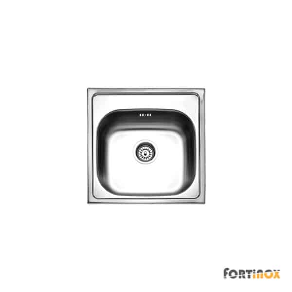 Νεροχυτης Valley 50x50 Fortinox Inox Λειο - Image 1