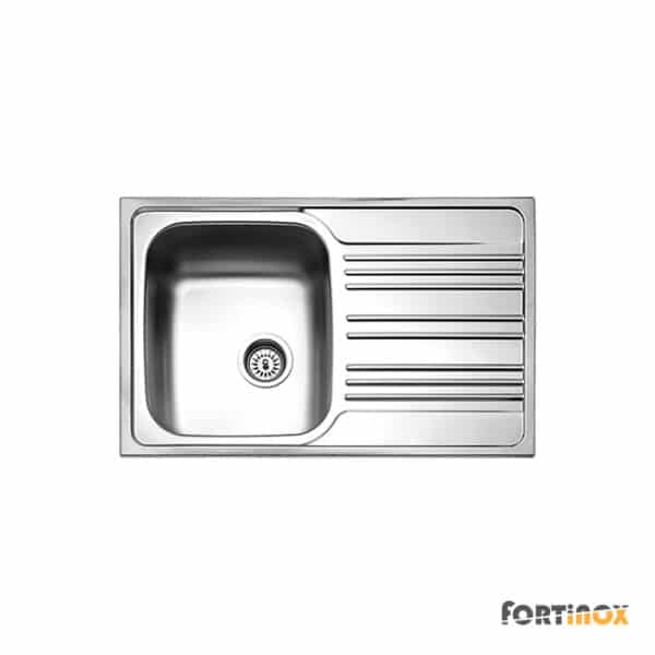 Νεροχυτης Valley 78x50 Fortinox Inox Λειο - Image 1