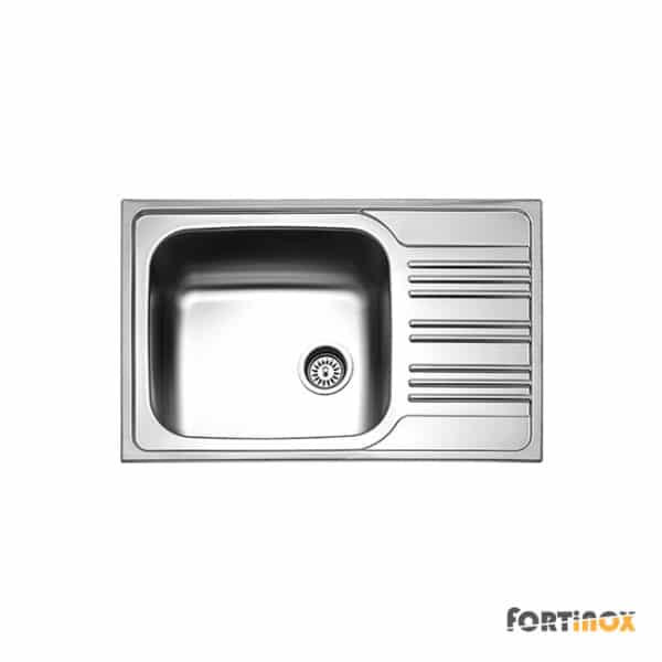 Νεροχυτης Valley 78x50 Fortinox Inox Λειο - Image 1