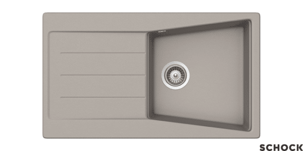 Νεροχύτης CITY 86x50 SCHOCK CRISTALITE CONCRETE GR - Image 1