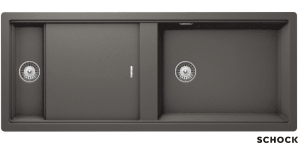 Νεροχ. Prepstation Υποκ.114x46 Schock Cristadur Silverstone Gr - Image 1