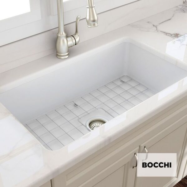 Νεροχυτης Ενθετοσ81x48 Bocchi White Matt - Image 1