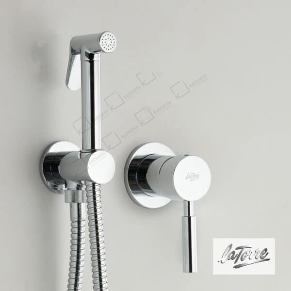 Μικτης 1 Εξοδου Flush-Mix Tech La Torre Chrome - Image 1