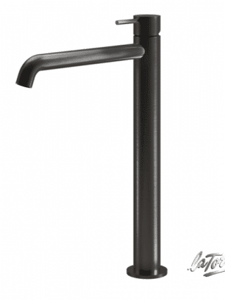 Μπαταρια Νιπτηραυψηλη&βαλβιδα Clic-Clac Elle316 Pvd Black Brushed
