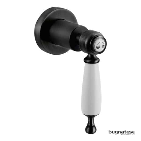 Εκτροπεας Εντοιχισμου 3 Εξοδων Oxford Black Matt - Image 1