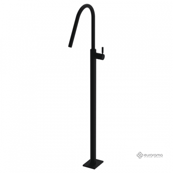 Μπαταρια Νιπτηρος Επιδαπεδια H.124,5cm Eurorama Black Matt - Image 1
