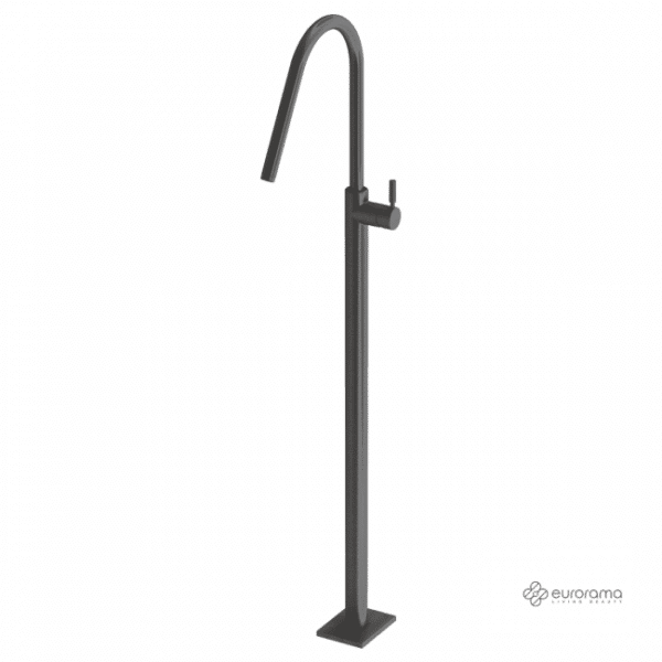 Μπαταρια Νιπτηρος Επιδαπεδια H.124,5cm Eurorama Black Brushed - Image 1