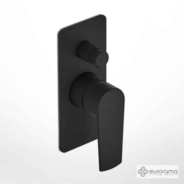 ΜΙΚΤΗΣ ΕΝΤΟΙΧΙΣΜΟΥ ΜΕ ΕΚΤΡΟΠΕΑ SLOT EURORAMA BLACK MATT - Image 1