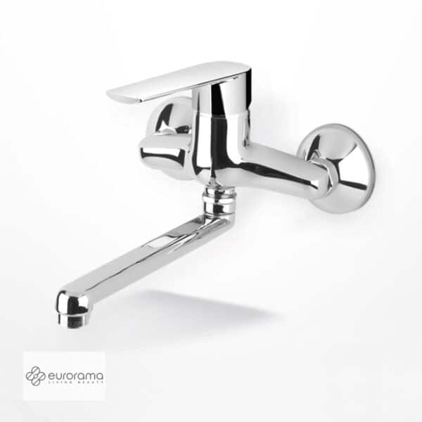 Μπαταρια Νεροχυτη Τοιχου Viva Eurorama Chrome - Image 1