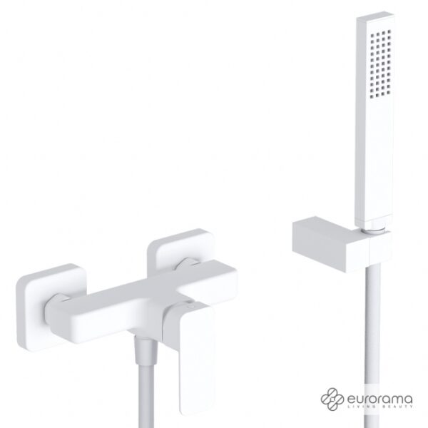 Μπαταρία ντουζ QUADRA EURORAMA WHITE MATT - Image 1
