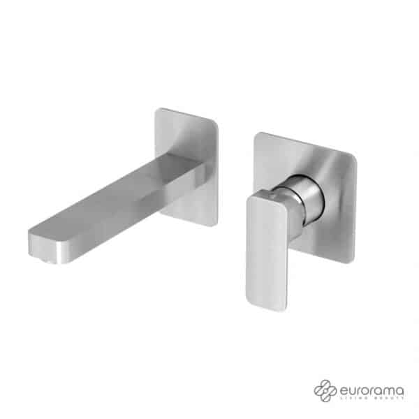 Μπαταρια Νιπτηρος Τοιχου Quadra Eurorama Inox - Image 1