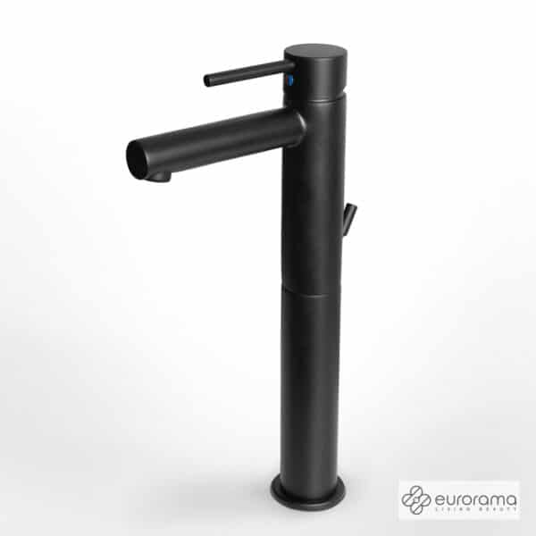 Μπαταρια Νιπτηρος Υψηλη Tonda Eurorama Black Matt - Image 1