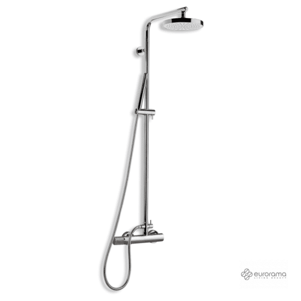 Μπαταρια Ντουζ&σταθερη Κολωνα&κεφαλη Eletta Tecno Chrome - Image 1