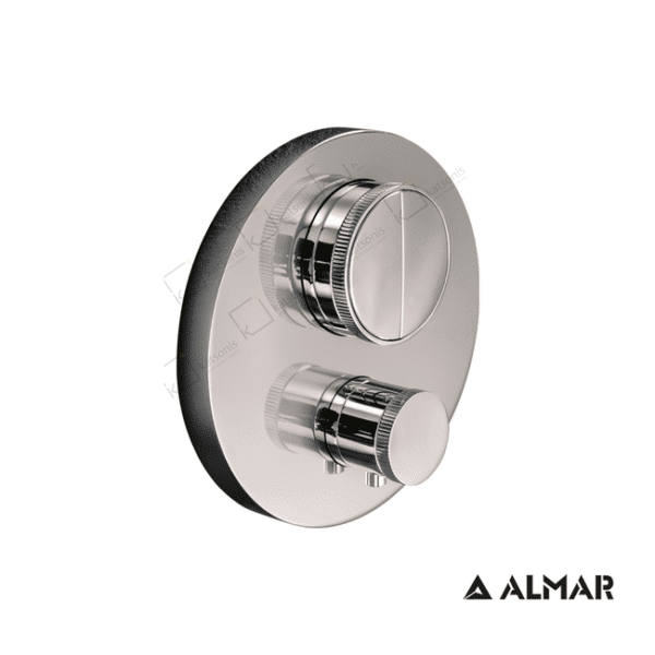 Θερμοστατικος Μικτης 2 Εξοδων "Push" Almar Inox - Image 1