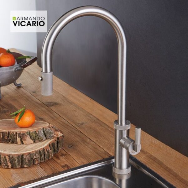 Μπαταρια Νεροχυτη Urban Armando Vicario Inox Finish - Image 1