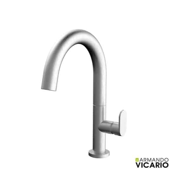 Μπαταρια Νιπτηρα Μεσαια Slim Armando Vicario Inox - Image 1