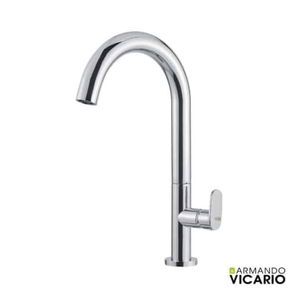 Μπαταρια Νιπτηρα Υψηλη Slim Armando Vicario Chrome - Image 1