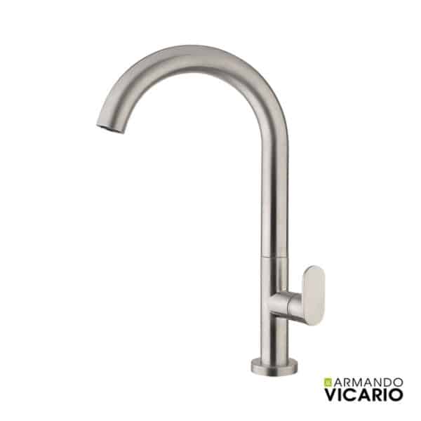 Μπαταρια Νιπτηρα Υψηλη Slim Armando Vicario Inox - Image 1