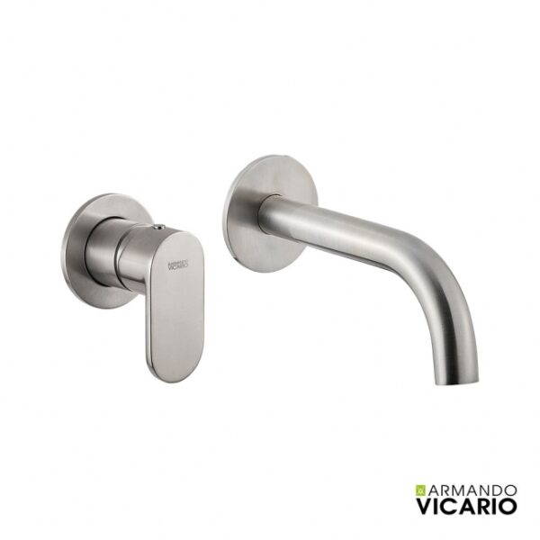 Μπαταρια Νιπτηρα Τοιχου Slim Armando Vicario Inox - Image 1