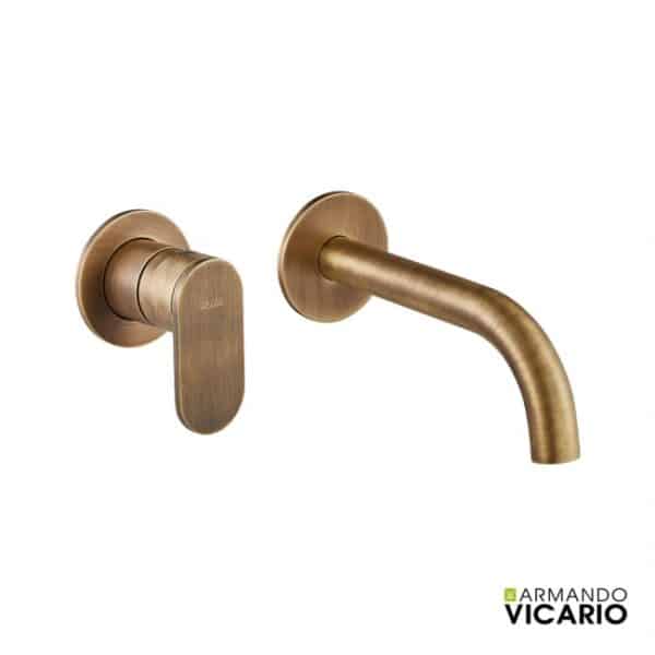 Μπαταρια Νιπτηρα Τοιχου Slim Armando Vicario Antique Brass - Image 1