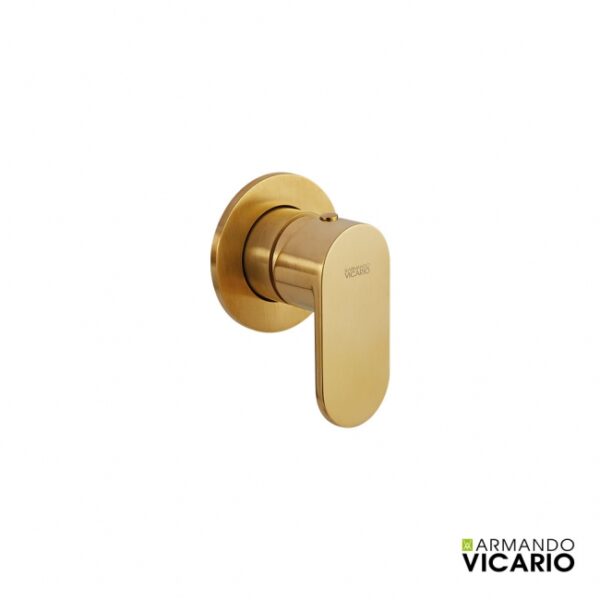 Μικτης Εντοιχισμου 1 Εξοδου Slim Armando Vicario Brushed Gold - Image 1